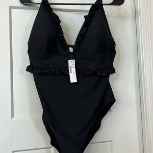 J Crew ruffled 1 piece~ NWT ~ so cute